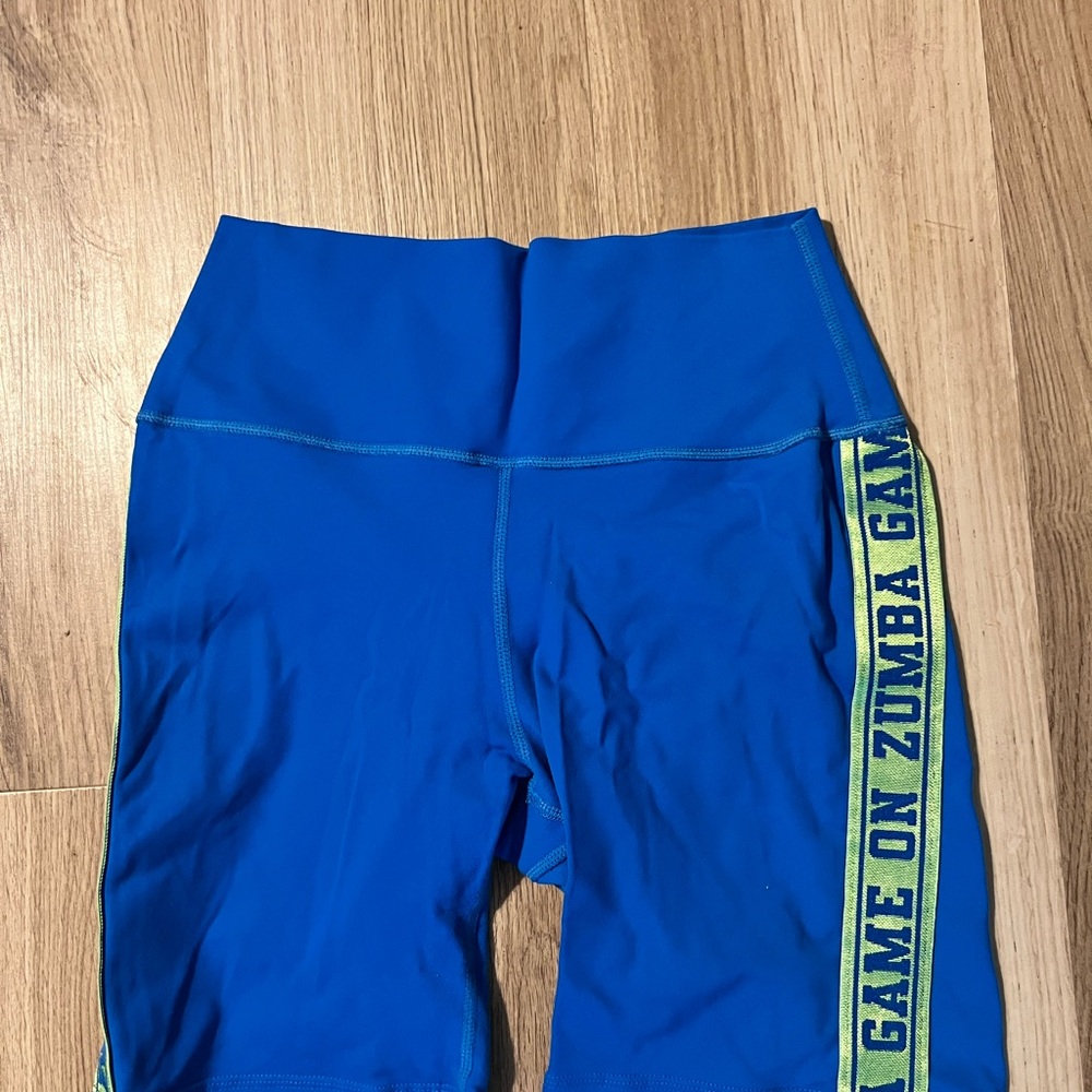 Blue Zumba Athletic Shorts